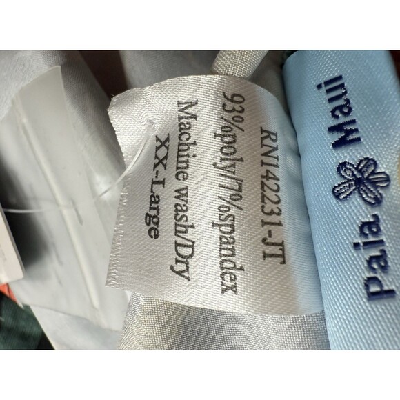 Ripskirt Hawaii Size XXL Bali Jungle Print Wrap Skirt Women’s Long - Picture 4 of 4